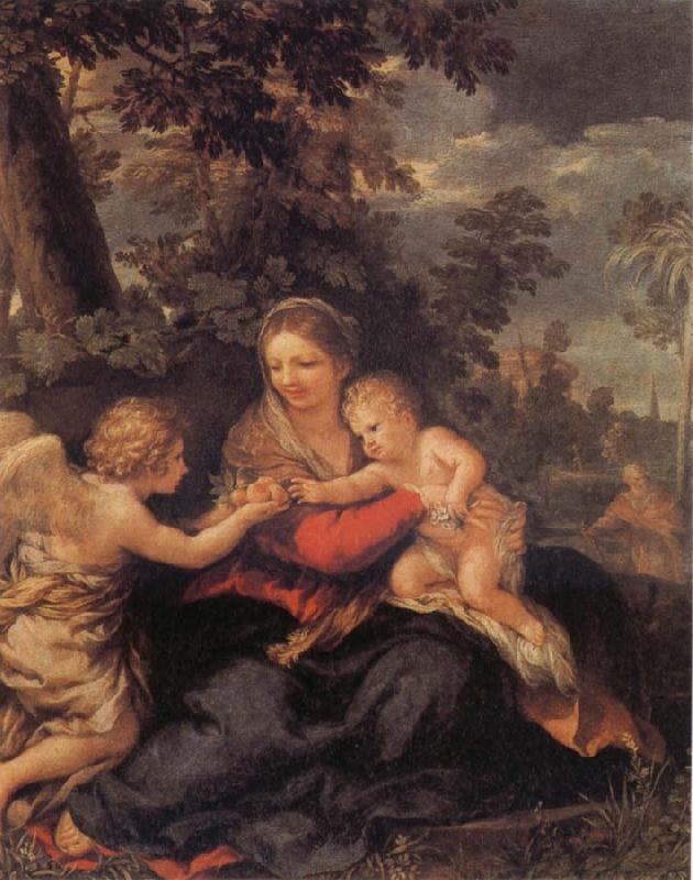 Pietro da Cortona Holy Family Resting on the Flight to Egypt